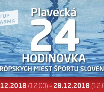 Košice účastníkom 24-hodinovej plaveckej štafety Európskych miest športu